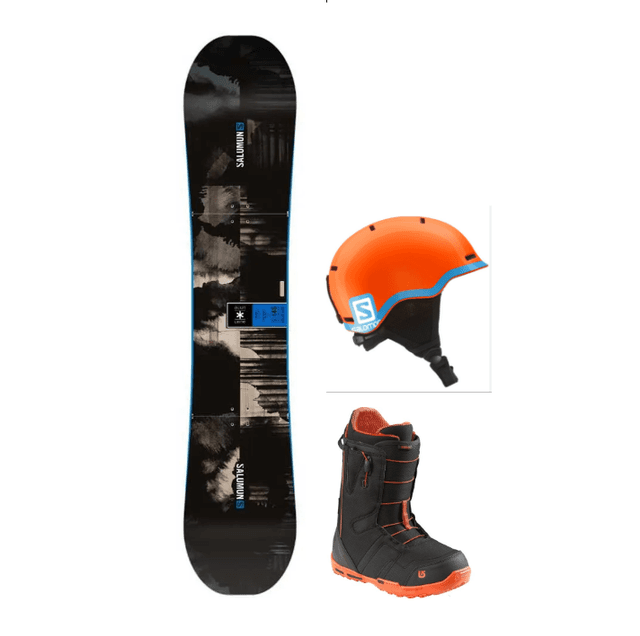 S ➜ ALQUILER SNOWBOARD EQUIPO COMPLETO INFANTIL + CASCO 