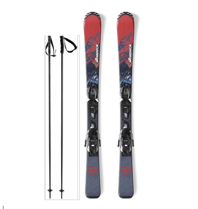 Q ➜ ALQUILER ESQUIS INFANTIL + BASTONES  