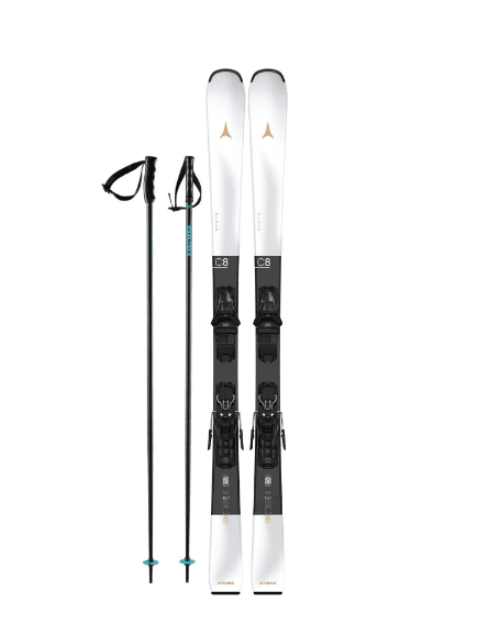 P ➜ ALQUILER ESQUIS PLATA + BASTONES 