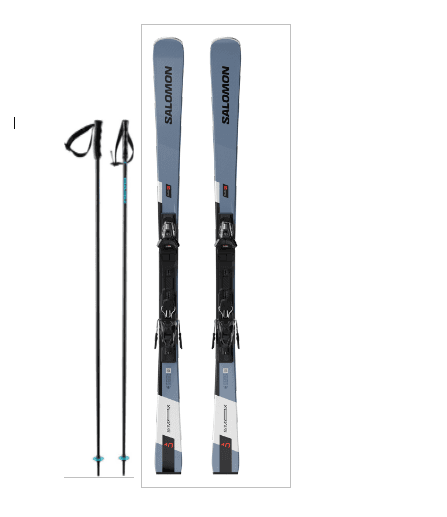 B ➜ ALQUILER ESQUIS BRONCE + BASTONES 