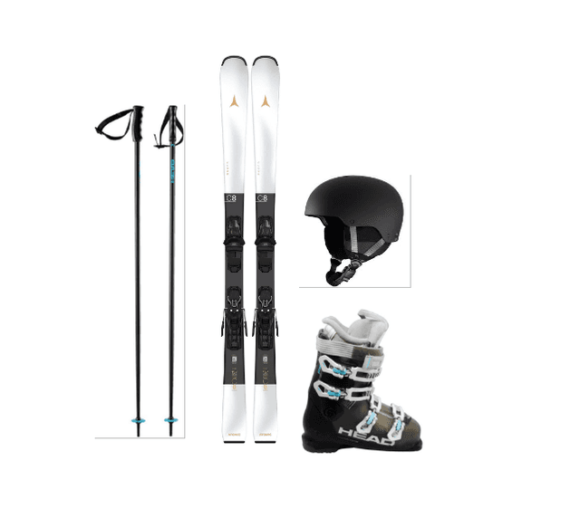 P ➜ ALQUILER EQUIPO COMPLETO PLATA + CASCO 