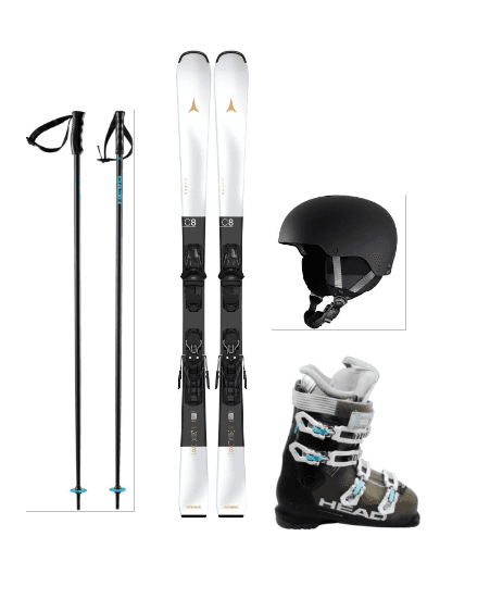 P ➜ ALQUILER EQUIPO COMPLETO PLATA + CASCO 